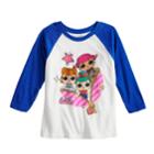 Girls 4-6x L.o.l Surprise! Raglan Graphic Tee, Size: 5-6, Blue