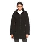 Women's Braetan Long Hooded Quilted Jacket, Size: Small, Black