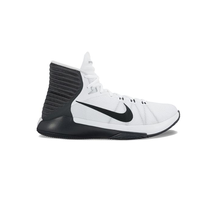 Nike Prime Hype Df 2016 Men's Basketball Shoes, Size: 15, White