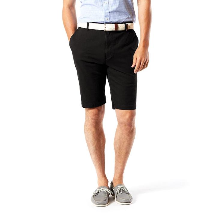 Men's Dockers D3 Classic-fit The Perfect Shorts, Size: 33, Black