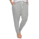 Plus Size Sonoma Goods For Life&trade; Tulip Hem Lounge Pants, Women's, Size: 2xl, Med Grey