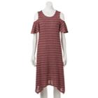 Women's Apt. 9&reg; Cold-shoulder Dress, Size: Large, Pink