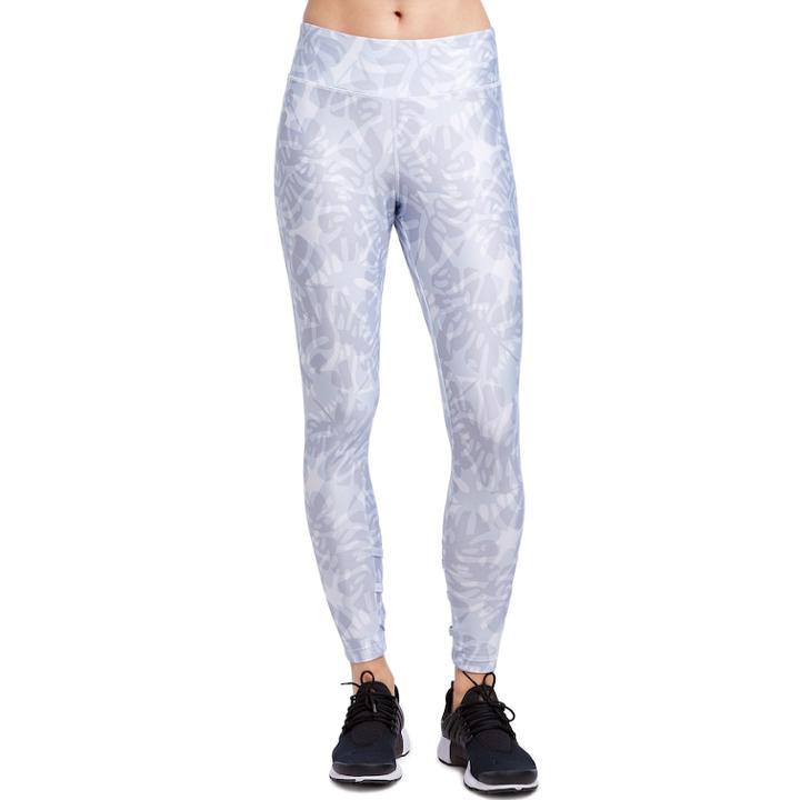 Women's Jockey Sport Tropical Camo Lace Leggings, Size: Small, Med Grey