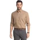 Big & Tall Arrow Heritage Regular-fit Plaid Button-down Shirt, Men's, Size: L Tall, Beige Oth