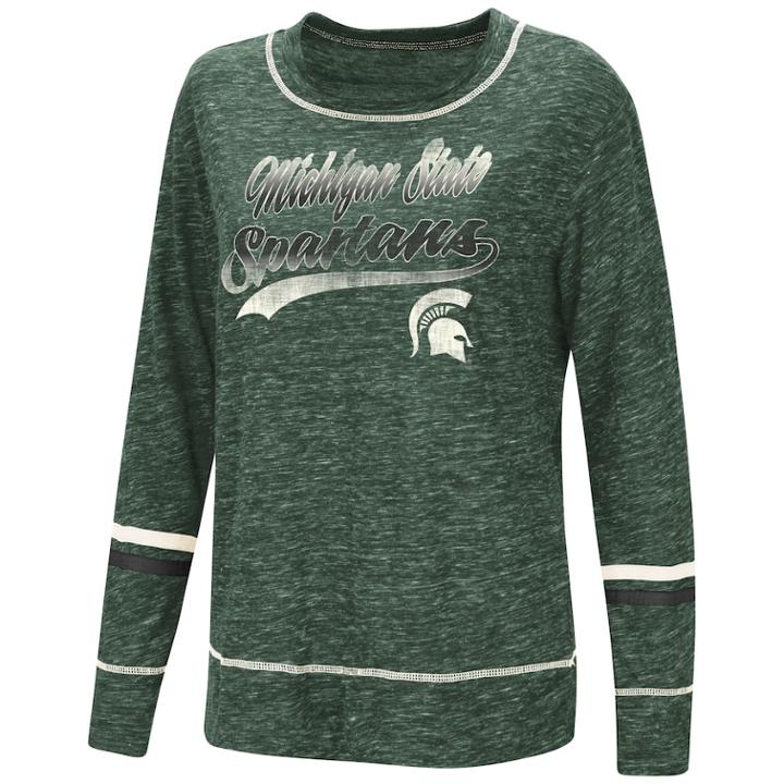 Women's Michigan State Spartans Giant Dreams Tee, Size: Small, Dark Green
