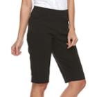 Women's Napa Valley Millennium Pull-on Skimmer Shorts, Size: 16, Black