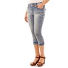 Juniors' Wallflower Luscious Curvy Capri Jeans, Girl's, Size: 11, Brt Yellow