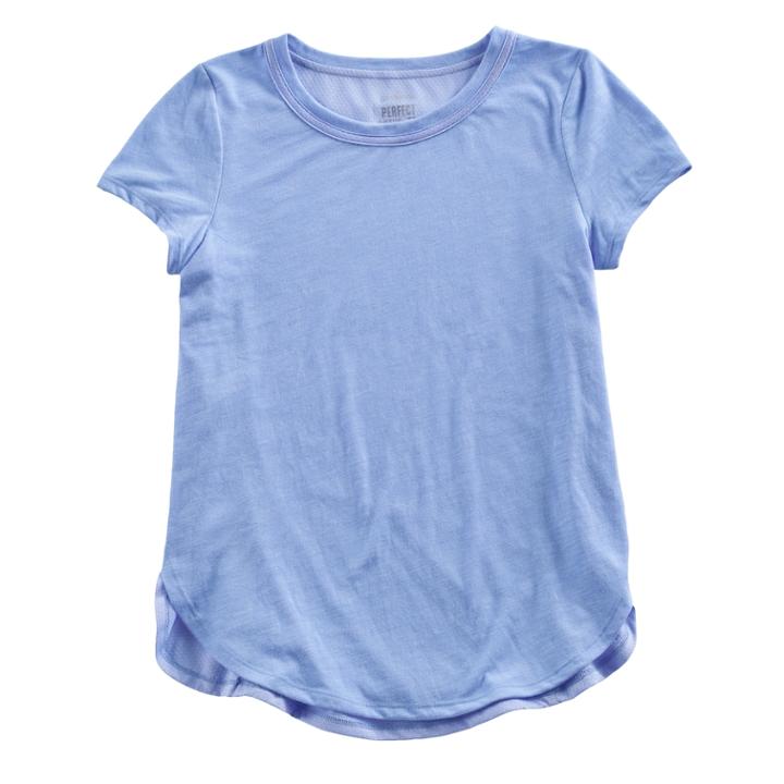 Girls 7-16 So&reg; Sporty Tee, Size: 7-8, Light Blue