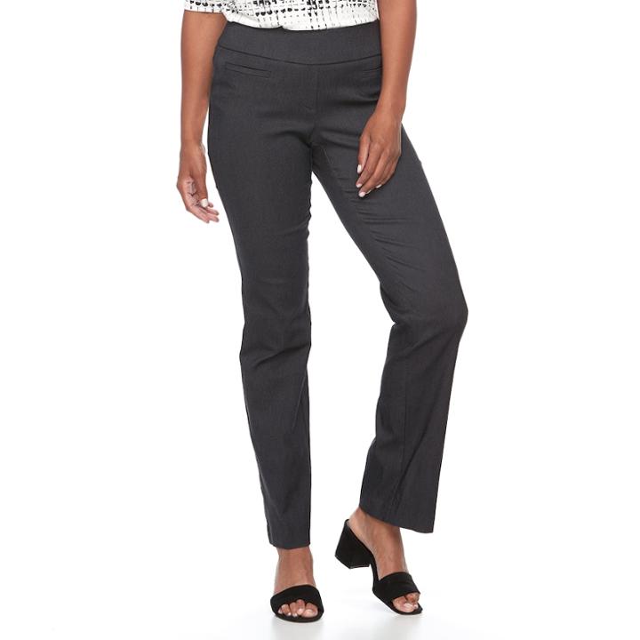 Women's Apt. 9&reg; Brynn Pull-on Bootcut Dress Pants, Size: 16, Med Grey