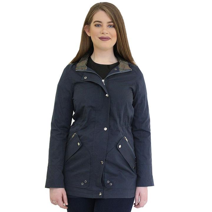 Women's Mo-ka Hooded Anorak Jacket, Size: Large, Blue