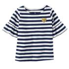 Girls 4-8 Carter's Striped Bell Sleeve Tee, Size: 7, Navy Stripe