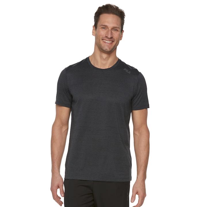 Men's Fila Space-dyed Tee, Size: Xxl, Grey