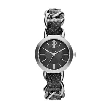 Jennifer Lopez Women's Snakeskin Leather Watch, Grey