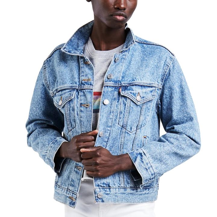 Women's Levi's&reg; Boyfriend Denim Jacket, Size: Small, Med Blue