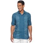 Men's Batik Bay Classic-fit Tropical Soft Touch Button-down Shirt, Size: Xl, Dark Green