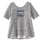 Girls 4-10 Jumping Beans&reg; Pieced High-low Graphic Tunic, Size: 7, White