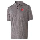 Men's Wisconsin Badgers Electrify Performance Polo, Size: Large, Gray