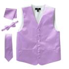 Men's Steven Land Solid 4-pc. Vest Set, Size: Xxl, Purple