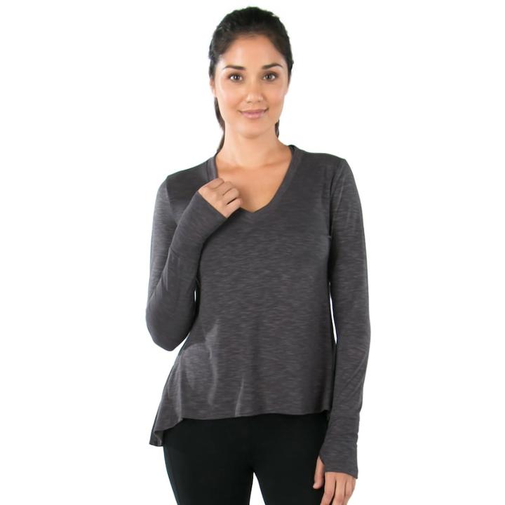 Women's Balance Collection Terra High-low Tee, Size: Xl, Grey