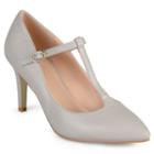 Journee Collection Dream Women's High Heels, Girl's, Size: Medium (11), Grey