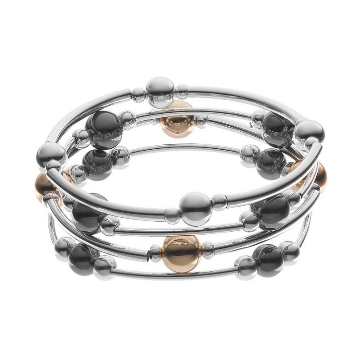 Croft & Barrow&reg; Bead Stretch Bracelet Set, Women's, Twotone