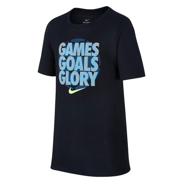 Boys 8-20 Nike Dri-fit Games, Goals, Glory Tee, Size: Large, Grey (charcoal)