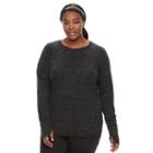 Plus Size Tek Gear&reg; Core Tee, Women's, Size: 3xl, Black
