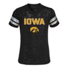Girls 4-6x Iowa Hawkeyes Opal Burnout Tee, Girl's, Size: M(5/6), Black