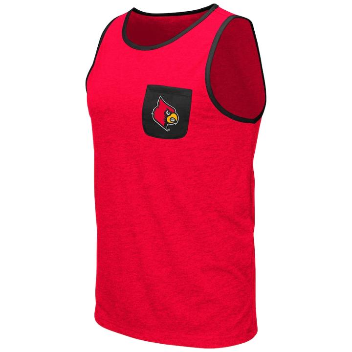 Men's Colosseum Louisville Cardinals Tank Top, Size: Medium, Dark Red