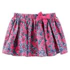 Girls 4-8 Oshkosh B'gosh&reg; Pleated Floral Skirt, Girl's, Size: 5, Ovrfl Oth