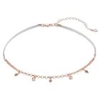 Lc Lauren Conrad Leaf Charm Choker Necklace, Women's, Grey