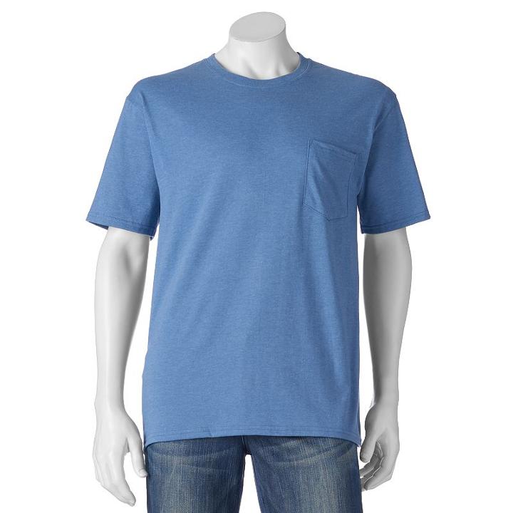 Men's Goldtoe&reg; Pocket Tee, Size: Small, Blue