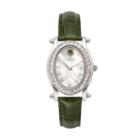 Croton Women's Birthstone Leather Watch, Green