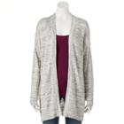 Women's Sonoma Goods For Life&trade; Marled Cardigan, Size: Xs, Med Grey