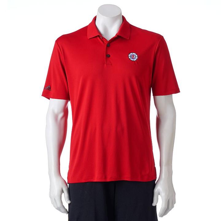 Men's Adidas Los Angeles Clippers Climacool Golf Polo, Size: Medium, Multicolor