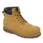 Dr. Scholl's Fenton Men's Steel-toe Nubuck Work Boots, Size: Medium (9.5), Lt Beige