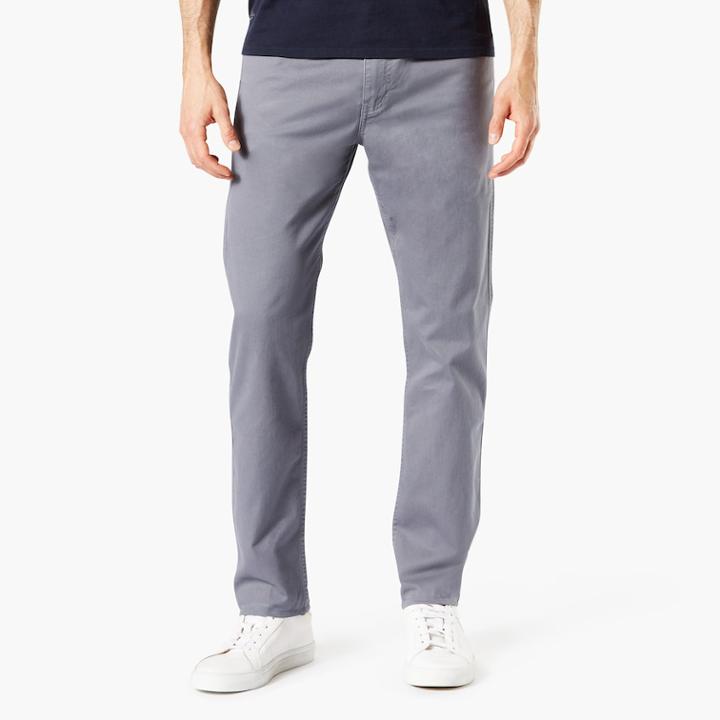 Men's Dockers&reg; Jean Cut Khaki All Seasons Slim-fit Tech Pants D1, Size: 31x32, Grey