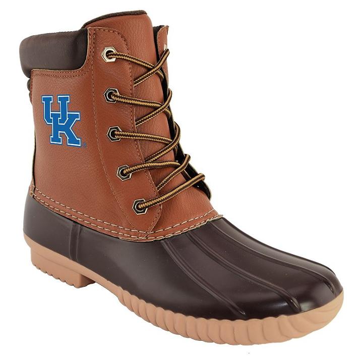 Men's Kentucky Wildcats Duck Boots, Size: 12, Brown