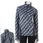 Women's Tek Gear&reg; Quarter-zip Fleece-lined Performance Top, Size: Large, Grey