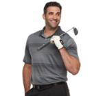 Big & Tall Men's Grand Slam Motionflow 360 Jacquard Performance Golf Polo, Size: 3xl Tall, Grey Other