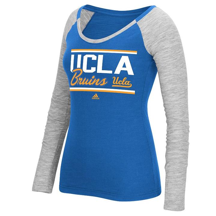 Women's Adidas Ucla Bruins Double Color Tee, Size: Small, Blue Other