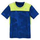 Boys 8-20 Adidas Embossed Digi Camo Tee, Boy's, Size: 14-16, Blue
