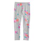 Girls 4-12 Sonoma Goods For Life&trade; Floral Leggings, Size: 6x, Light Grey