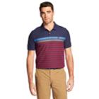 Men's Izod Advantage Sport Flex Classic-fit Engineer-striped Performance Polo, Size: Xl, Brt Purple