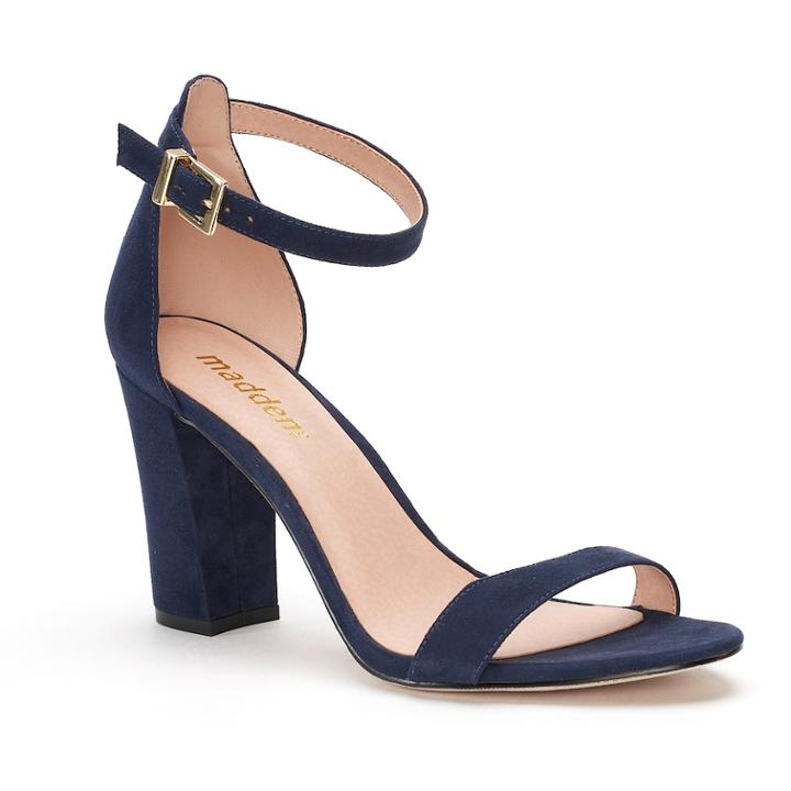 Madden Nyc Brigid Women's High Heels, Size: Medium (7.5), Blue (navy)