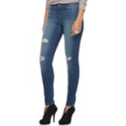 Women's Juicy Couture Flaunt It Ripped Skinny Jeans, Size: 12, Blue Other