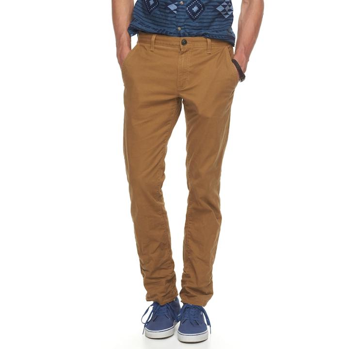 Men's Urban Pipeline Slim Straight Chino, Size: 36x34, Yellow