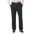 Men's J.m. Haggar Premium Straight-fit Stretch Flex-waist Dress Pants, Size: 40x30, Dark Blue