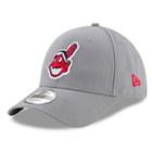 Adult New Era Cleveland Indians 9forty The League Storm Adjustable Cap, Grey