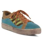 L'artiste By Spring Step Porscha Women's Sneakers, Size: 36, Turquoise/blue (turq/aqua)